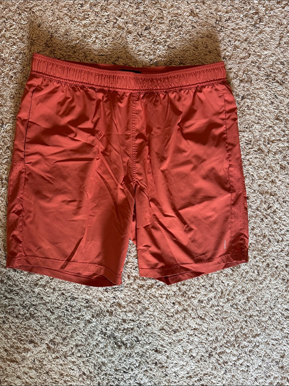 Balance Collection Men's Athletic Shorts — Rust Red